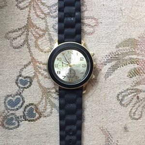 Cute black and gold watch